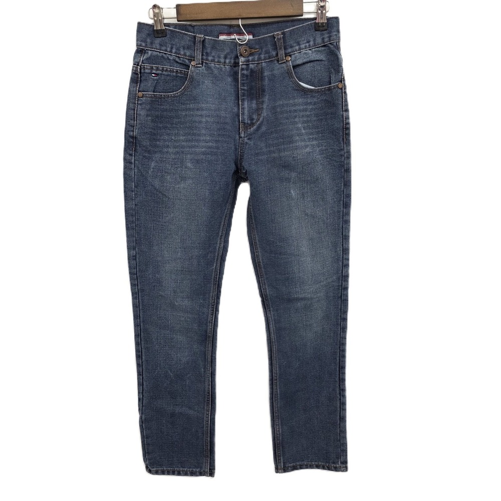 Tommy Hilfiger Rebel Skinny Womens Denim Jeans 16 Blue Mid Rise Stretch Casual